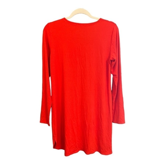 Eileen Fisher Red Tunic Top Size S/P A1 - Picture 3 of 3